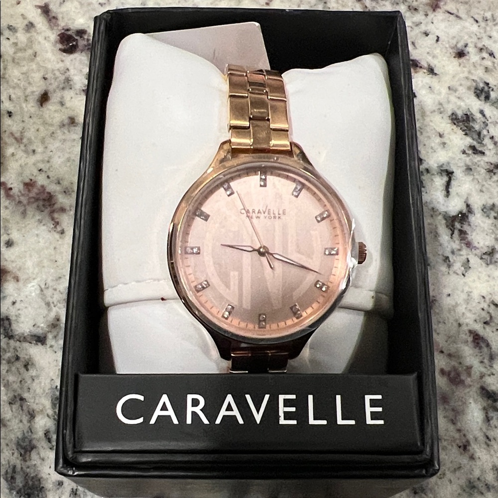 Caravelle Women's Rose Gold Watch